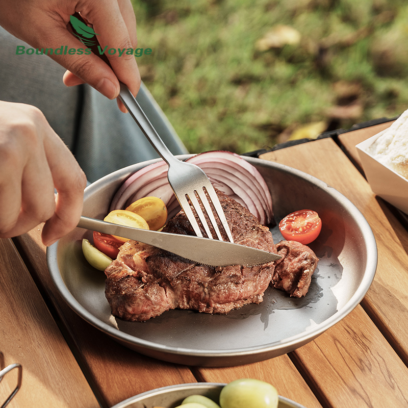 Boundless Voyage Titanium Dinn - Camping Cooking And Cutlery Set recension och pris