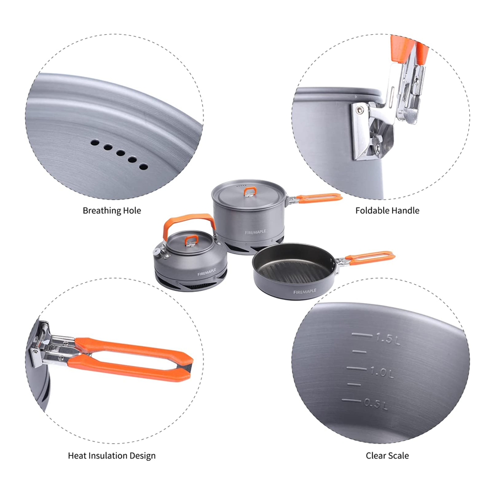 Fire Maple Camping Cookware Ut - Camping Cooking Bundle recension och pris