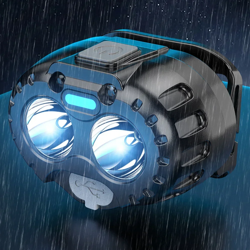 Powerful LED Headlamp IPX4 Wat - Camping Cooking Fish recension och pris