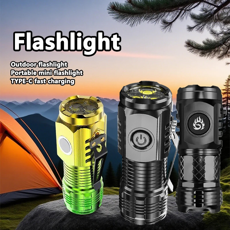 Super Bright MINI LED Flashlig - Camping Cooking Fish recension och pris