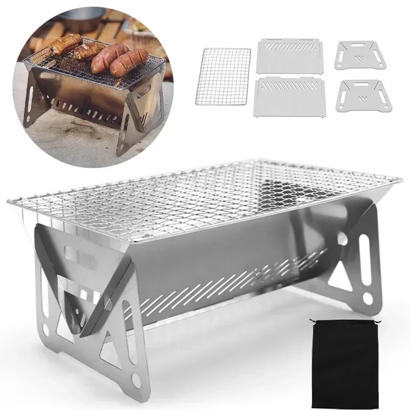 Portable Folding Barbecue Gril - Camp Grill Portable Folding recension och pris