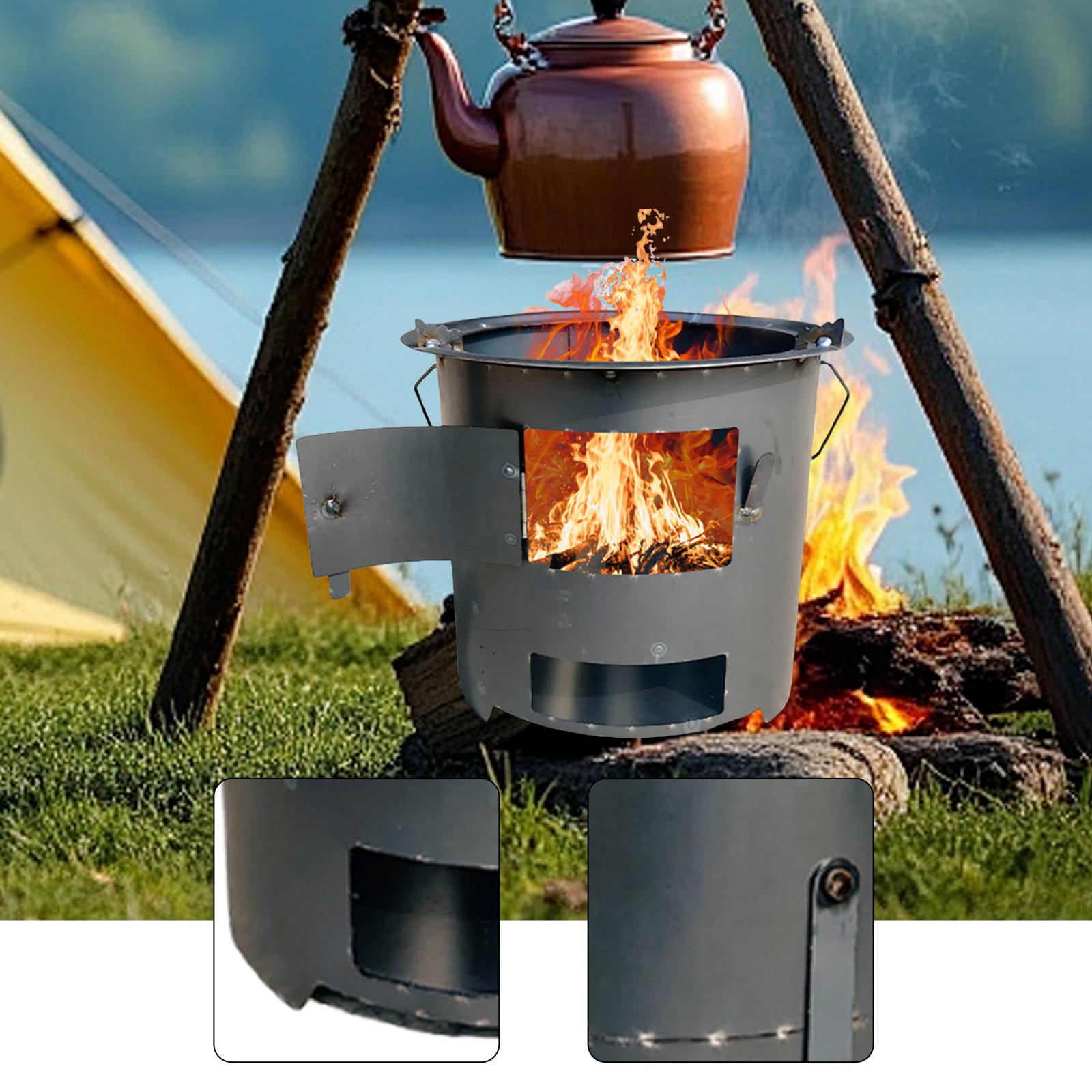 Wood Furnace Indoor Multipurpo - Camping Cooking Over Fire recension och pris